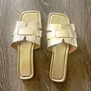 Gold Sandals
